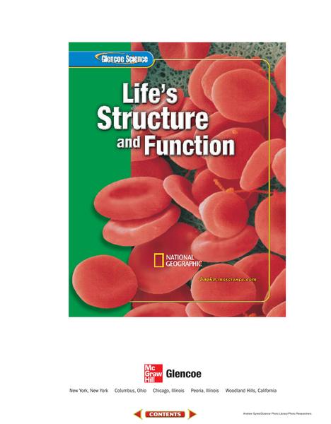 Glencoe Science_ Life's Structure and Function_Glencoe McGraw-Hill.pdf下载分享