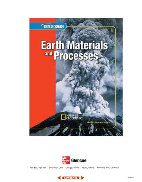 Glencoe Science_ Earth's Materials and Processes_Glencoe McGraw-Hill.pdf下载分享