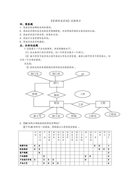 管理信息系统题库.pdf下载分享